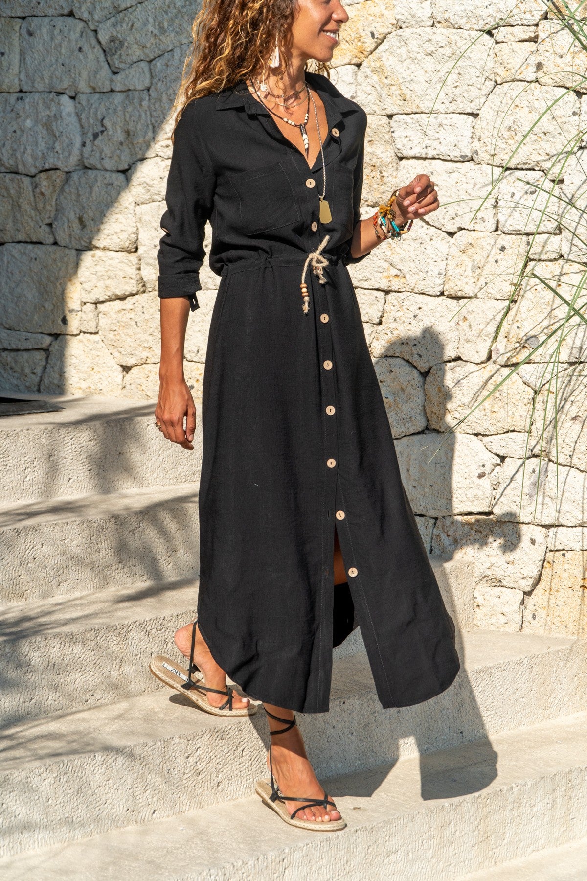 Long Black Boho Dress – Boho Clothing